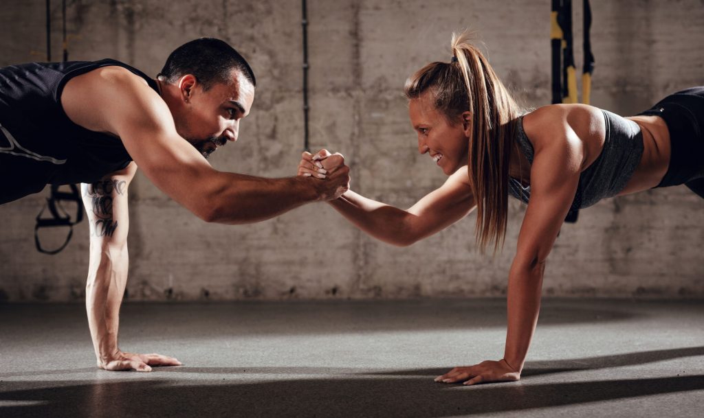 Fitnesstraining für Junge-Leute