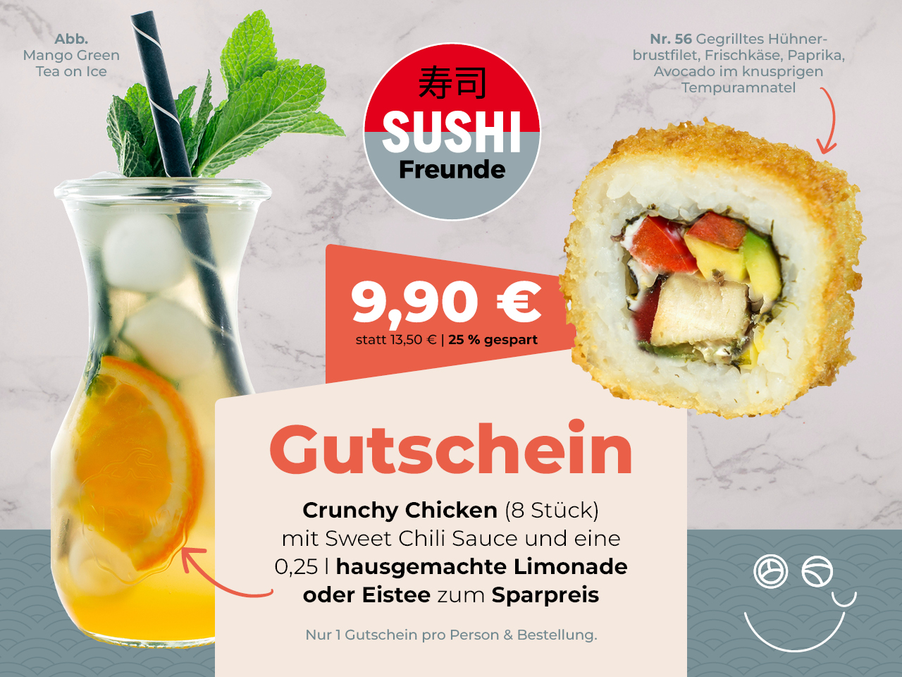 Gutschein Sushi Freunde Magdeburg