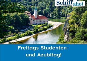 Schifffahrt durch den Donaudurchbruch zum Kloster Weltenburg zum Ermäßigten Preis