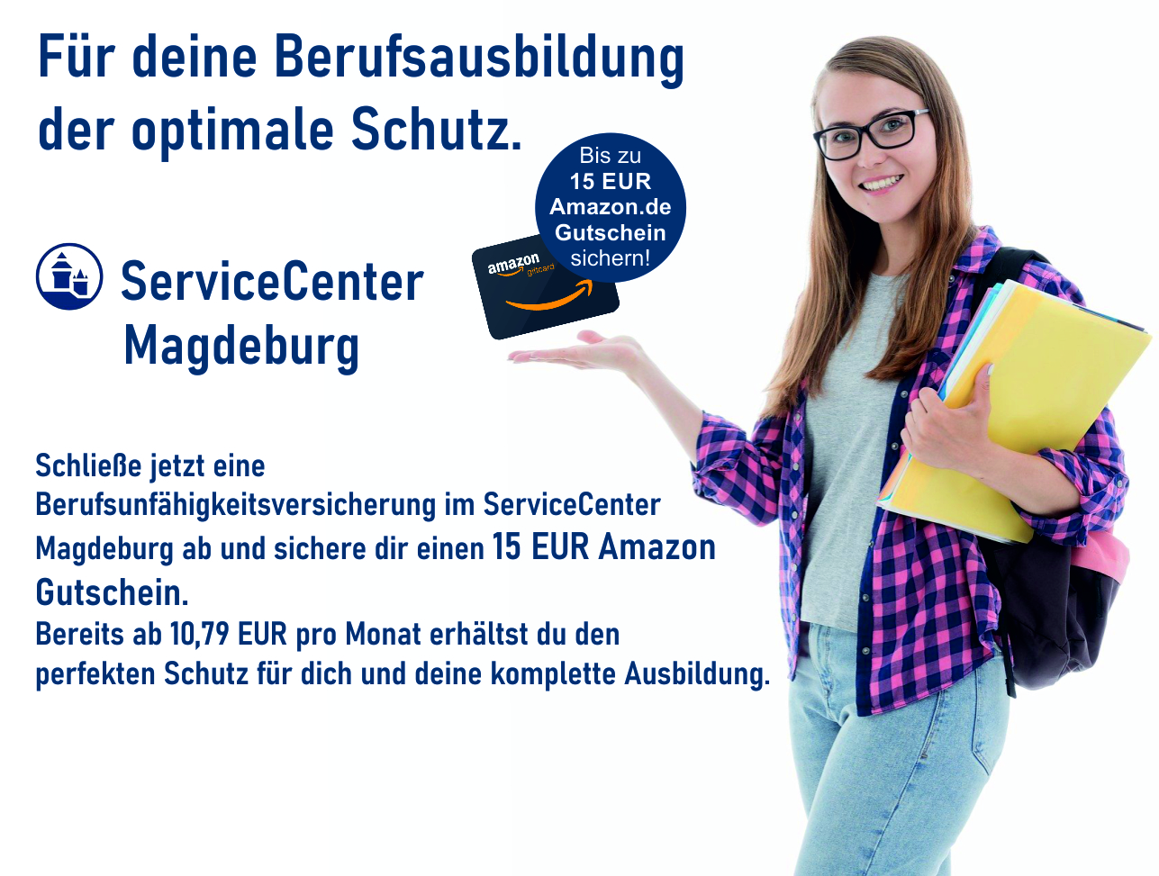 Angebot Nürnberger Versicherung, Berufsunfähigkeit ab 10,79€ mit amazon 15,-€ Gutschein