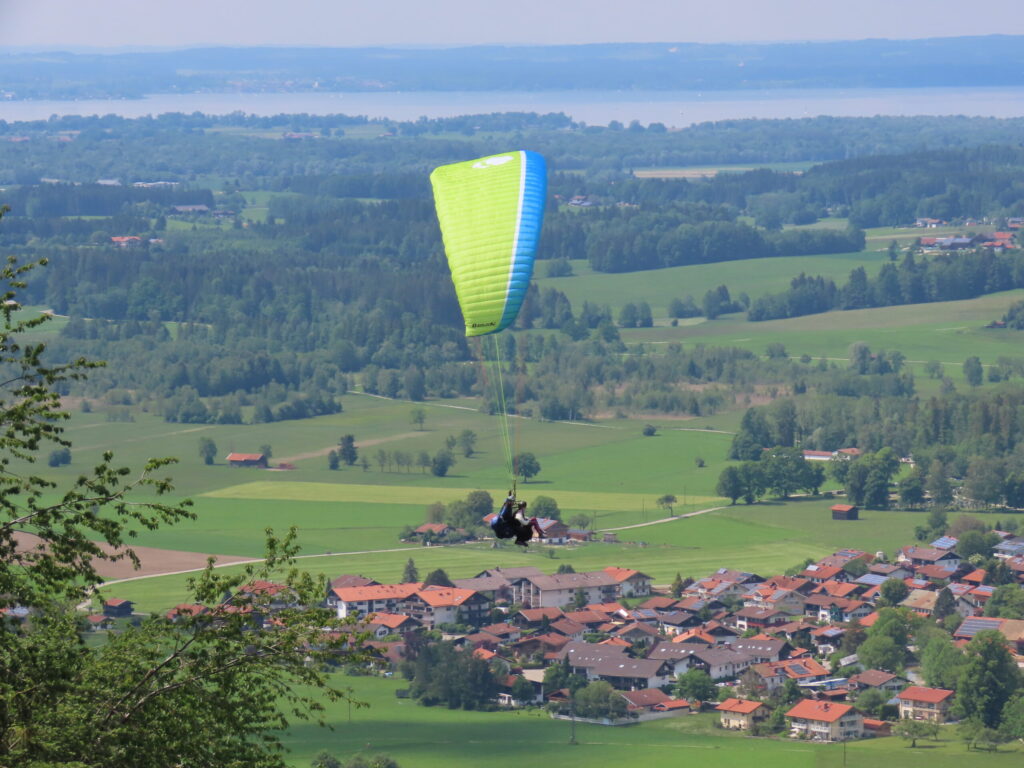 Tandem-Gleitschirm-Fliegen Chiemgau / Chiemsee