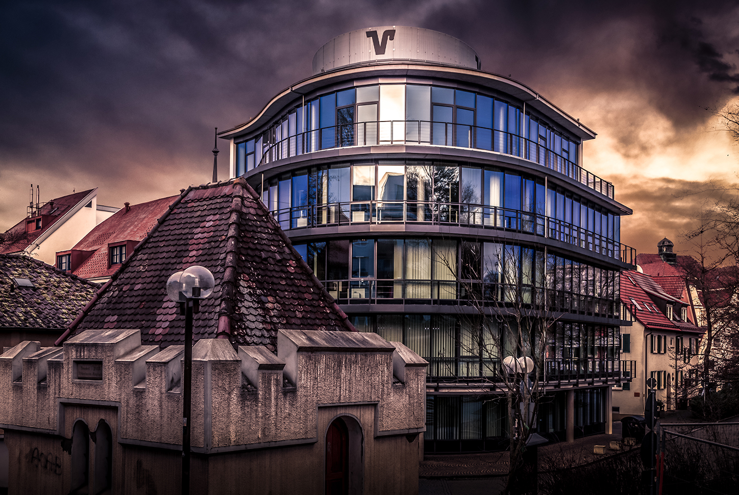 Gebäude einer VR Bank